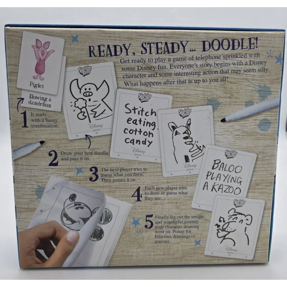 Disney Sketchy Tales: The Magical‎ Disney Drawing Game for Kids New In Box #0238